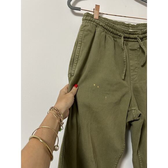 YMC Alva Skate Faded Green Trousers Size Small Loose Pants Cotton Twill - Picture 2 of 11